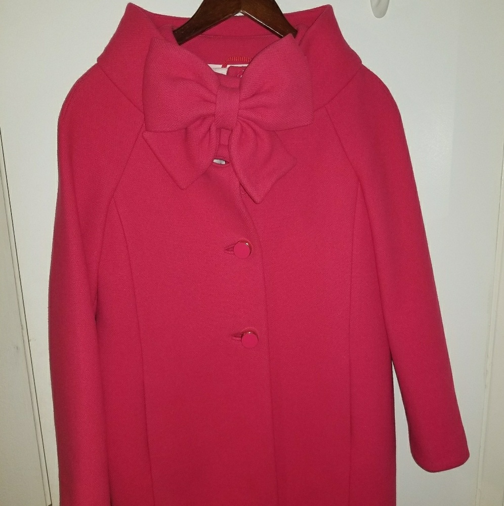 Hot pink Kate Spade winter coat