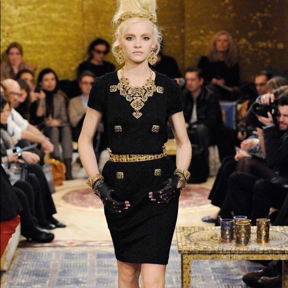 Chanel Paris Byzantine Wool Dress
