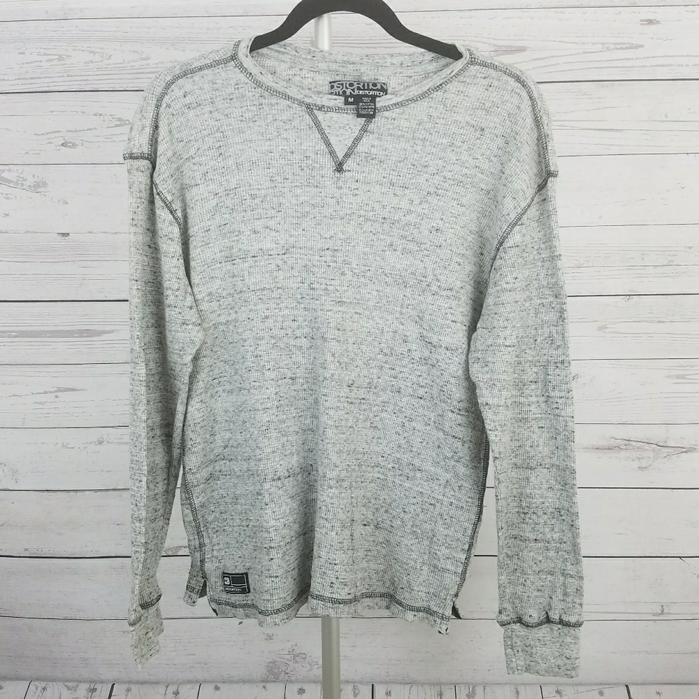 Men's Distortion Long Sleeve Top Size Medium