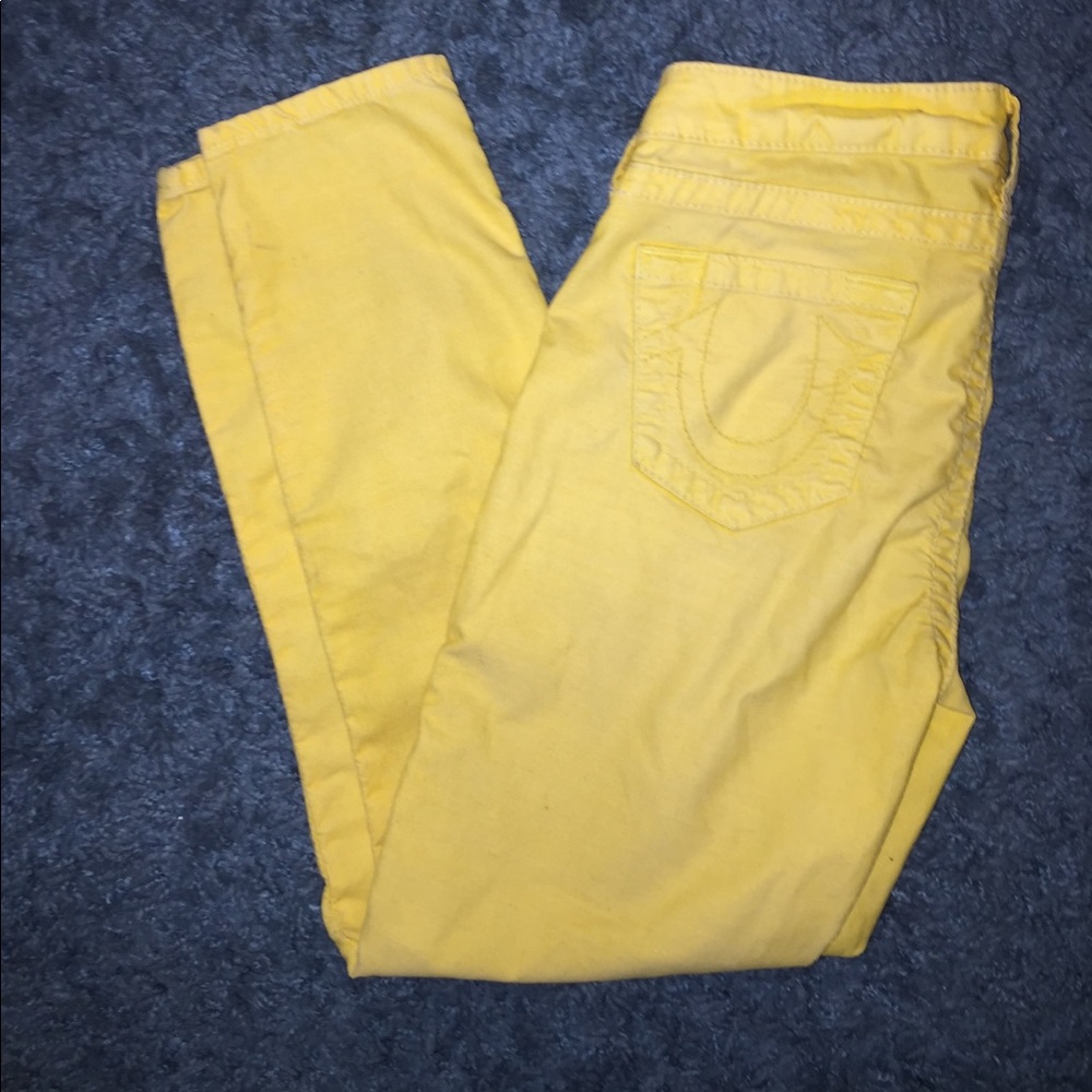 True Religion Corduroy skinny pants
