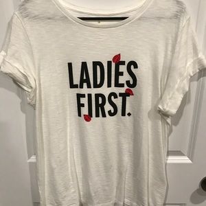 Kate Spade Ladies First ladybug tee Kate Spade Ladies First ladybug tee