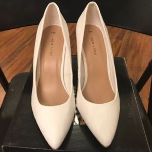 Pure white New Look Pumps