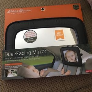 New Eddie Bauers Dual facing mirror