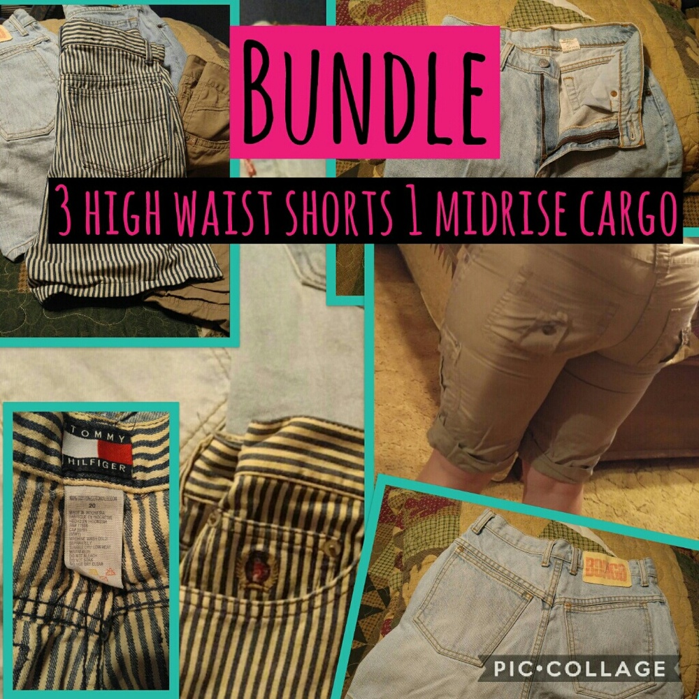 😎😍BUNDLE high waisted and midrise SHORTS😍😎