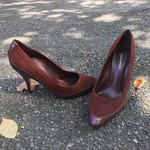 Banana Republic brown pumps.