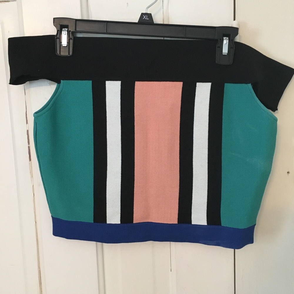 Off the shoulder crop top