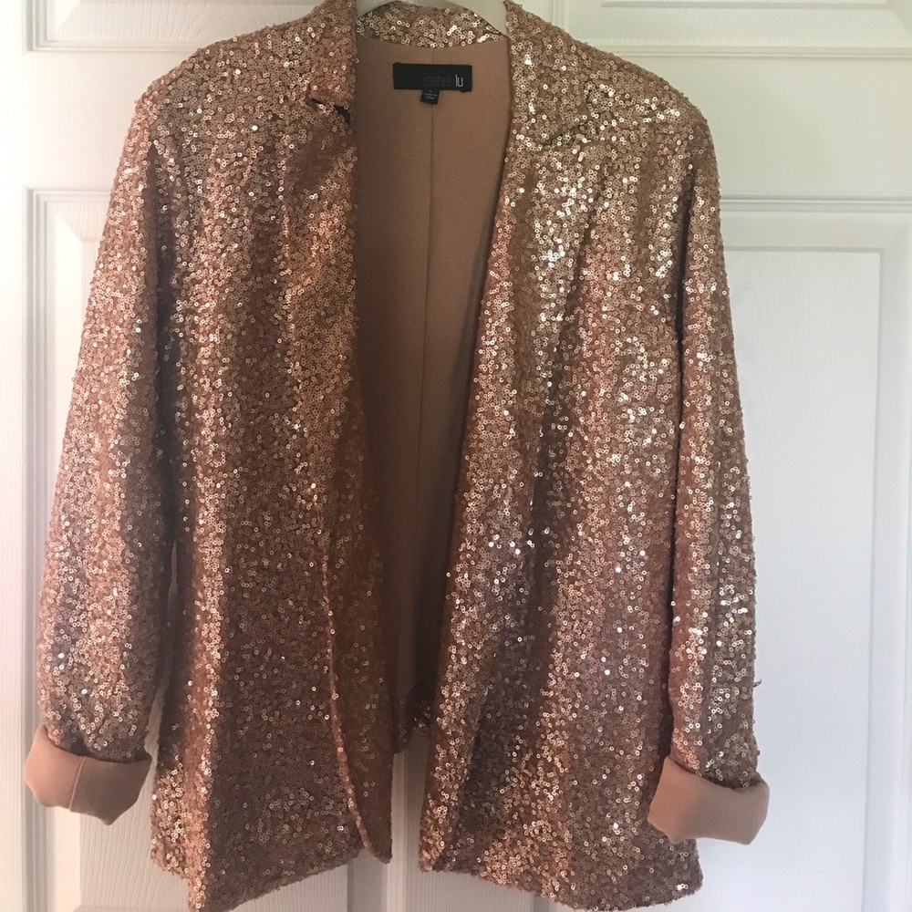 Isabel Lu Sequin Jacket Size L