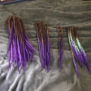 Double-ended Wool Dreadlocks