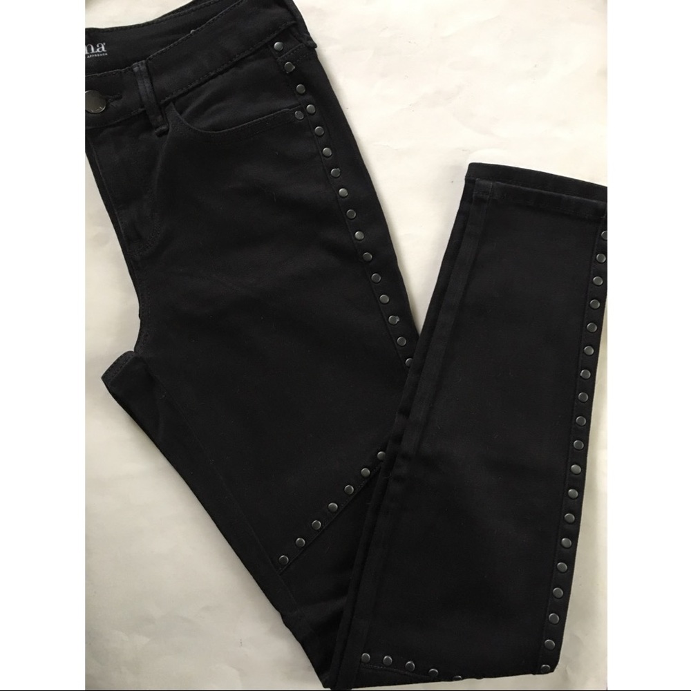 a.n.a black studded jeggings jeans NWOT size 4