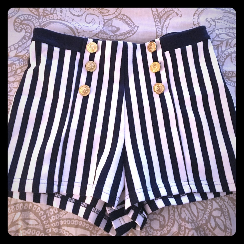 Cute pinstripe shorts