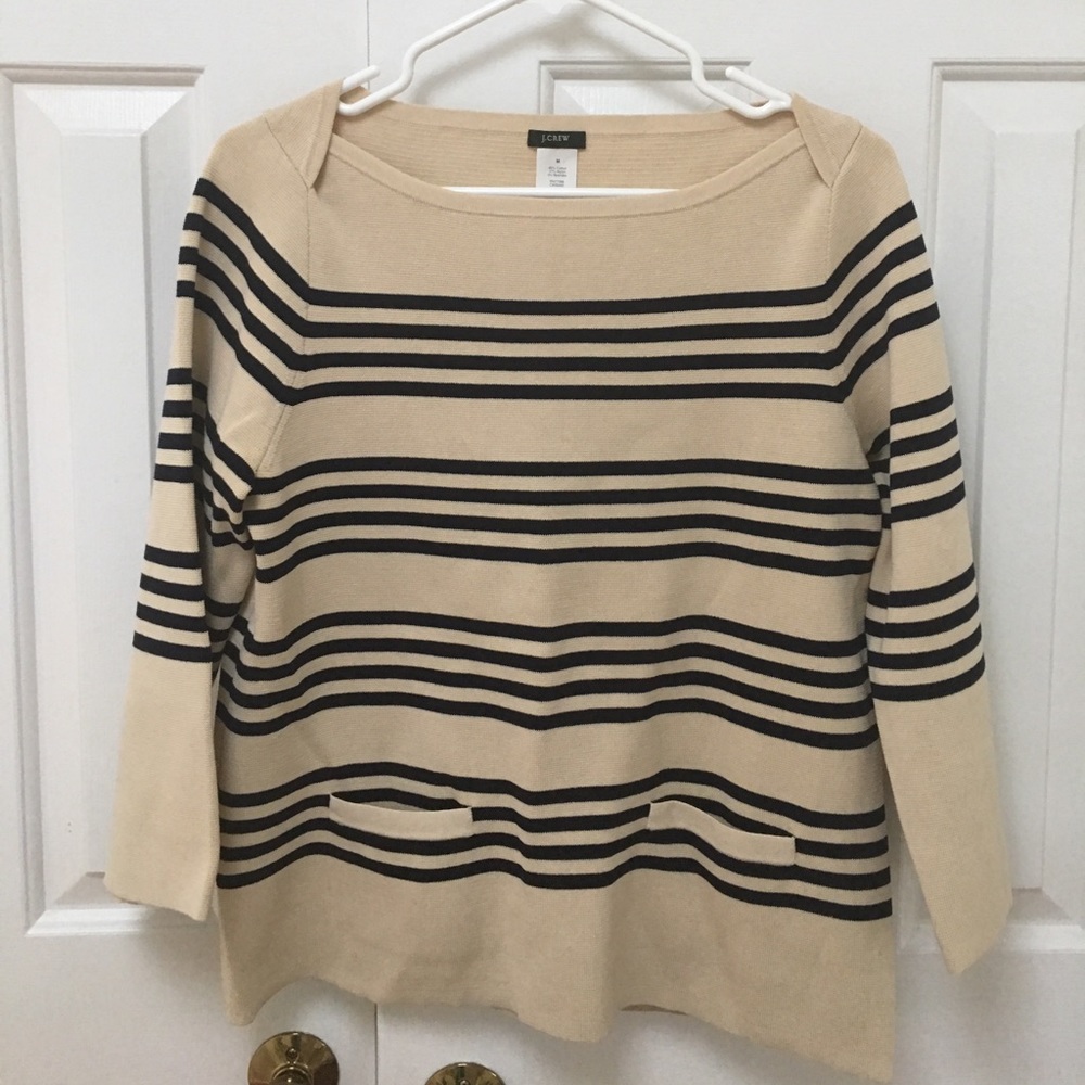 J Crew stripe sweater