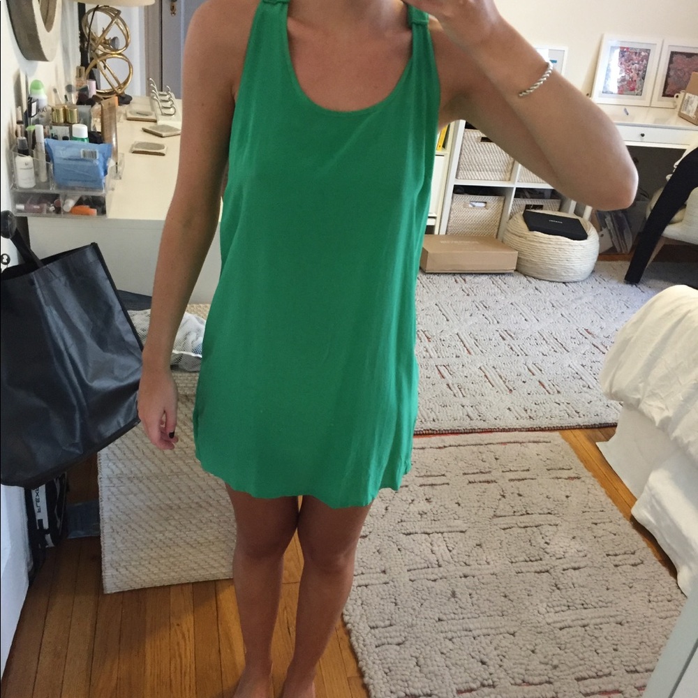 Gorgeous Green Silk Dress