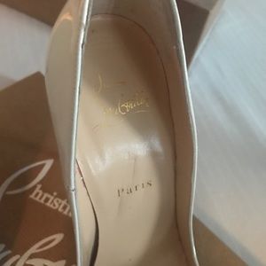 Christian Louboutin So Kate 100mm PT Tor PMP White