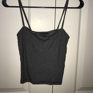Striped crop top