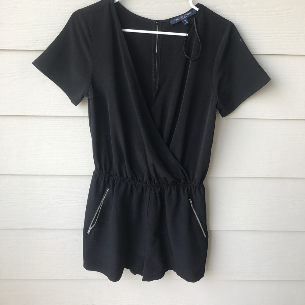 One clothing black romper