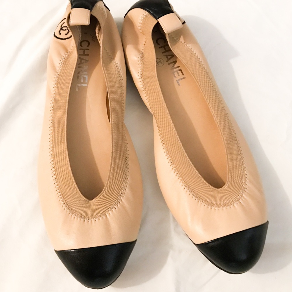 Chanel Stretch Spirit Flats