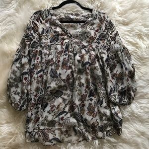 Floral loose/oversized paisley printed blouse Floral loose/oversized paisley printed blouse