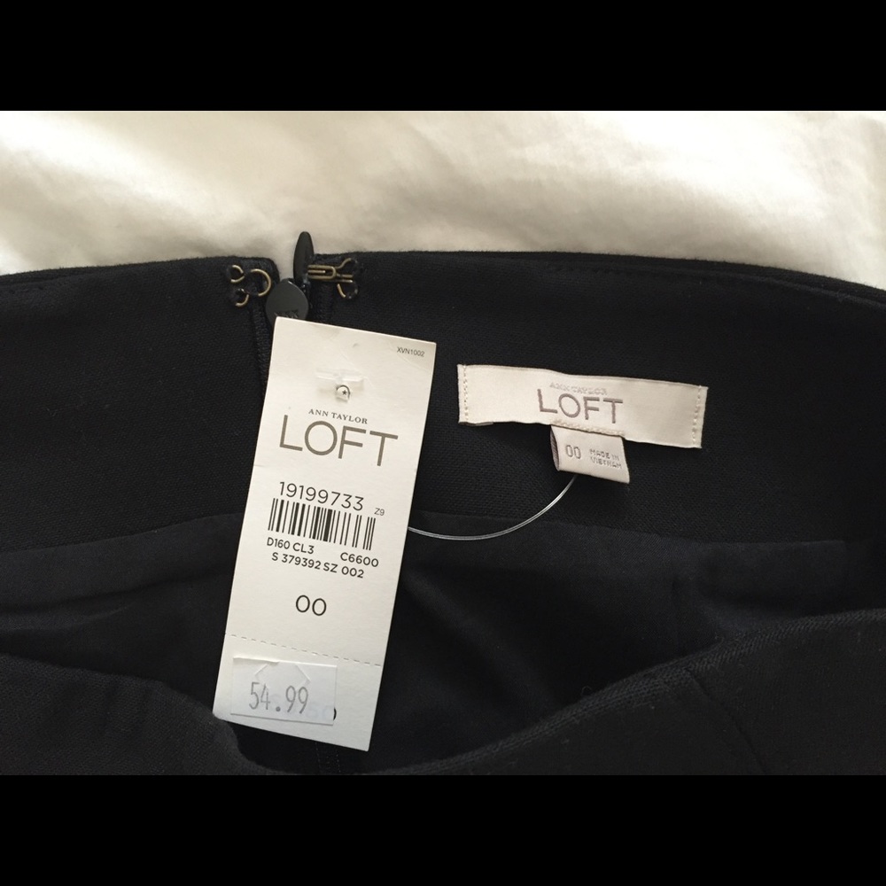 Loft Perfect Black Pencil Skirt