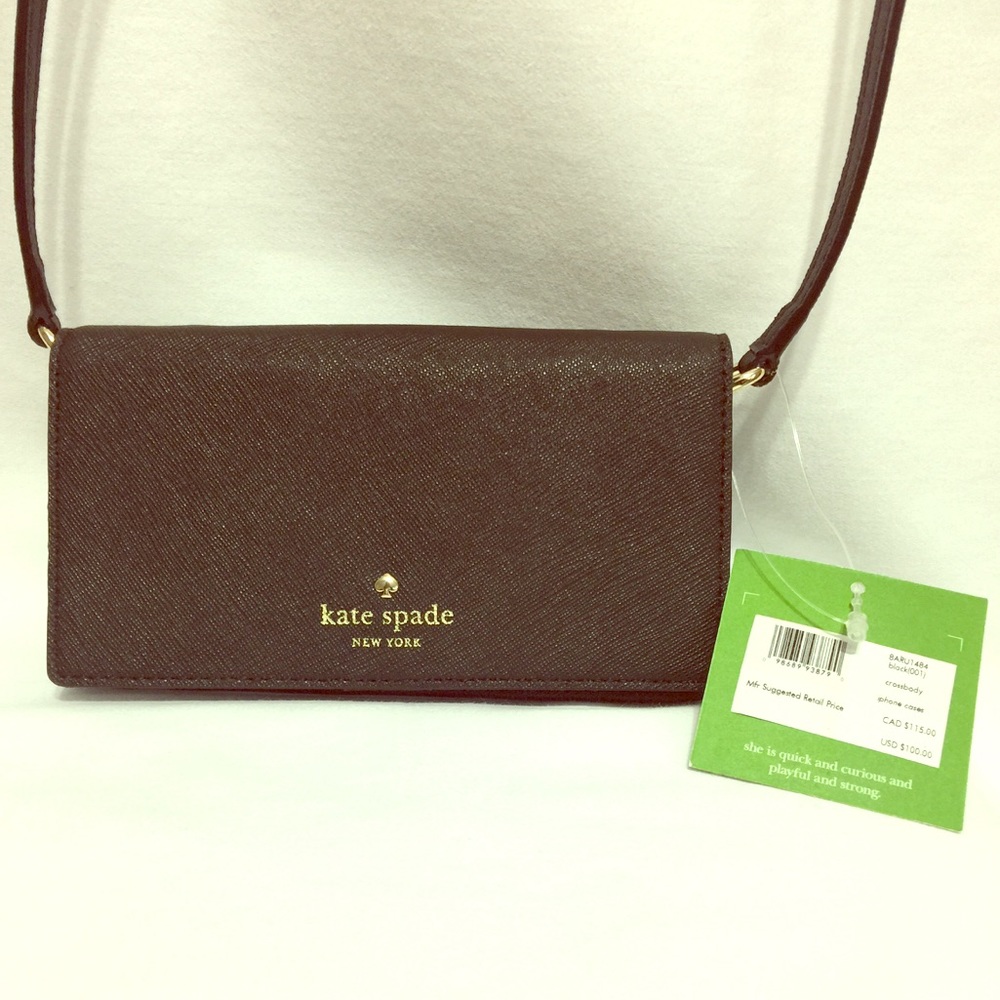 NWT Kate Spade phone Crossbody wallet