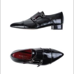 Parentesi monk strap oxfords gloss leather sz 8.5