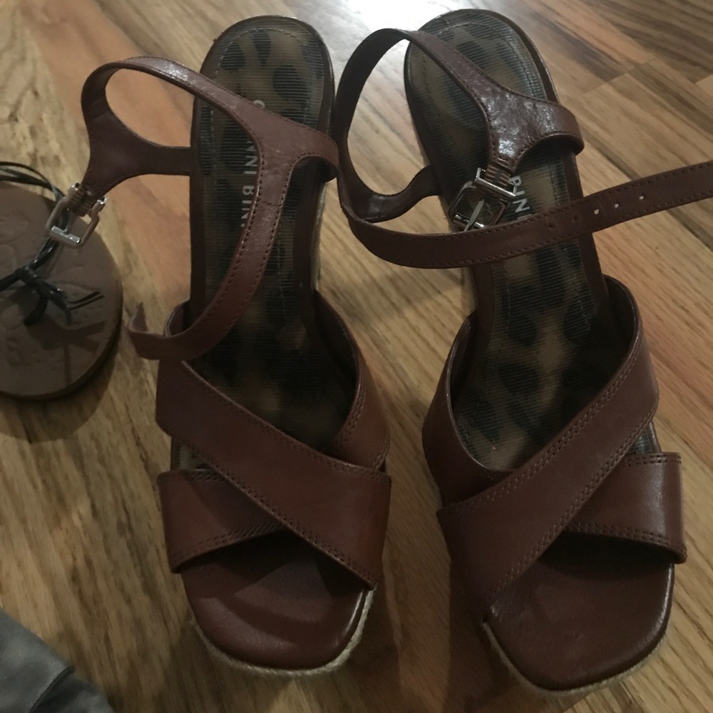 Brown heels