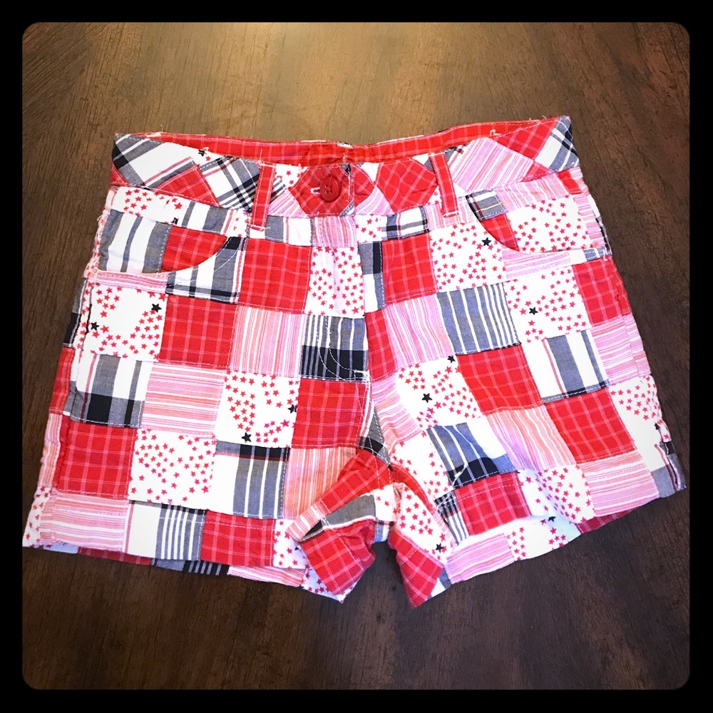 Janie & Jack Sz 6 all American Girl Shorts.