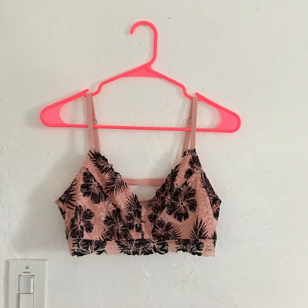 Pink Victoria's Secret bralette