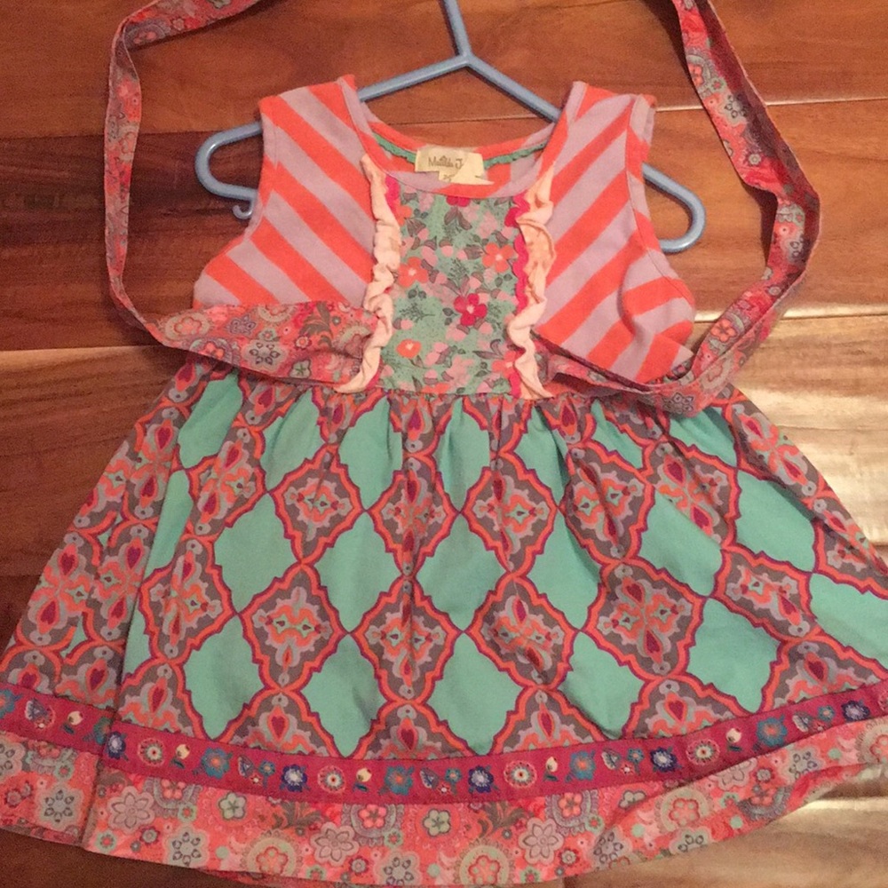 Girls Matilda Jane tie in the back top! Size 4 EUC