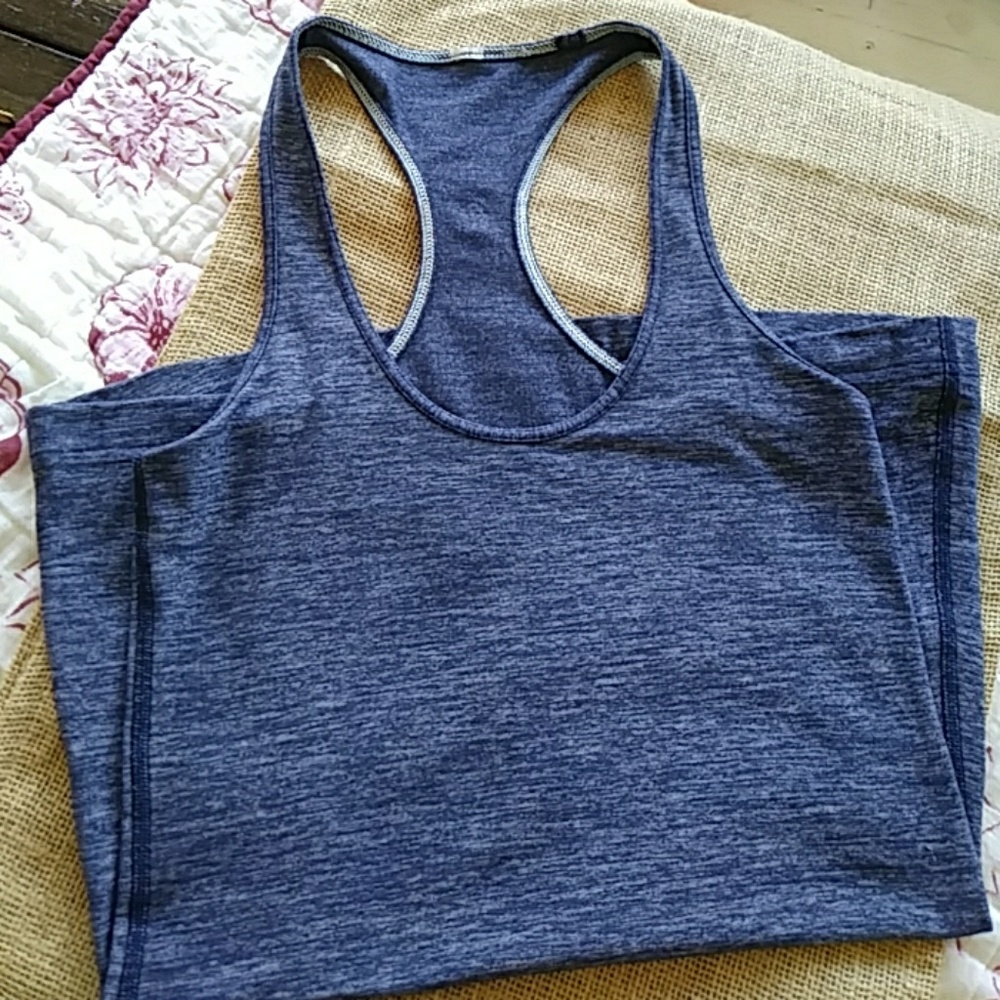 Lululemon heathered navy tank