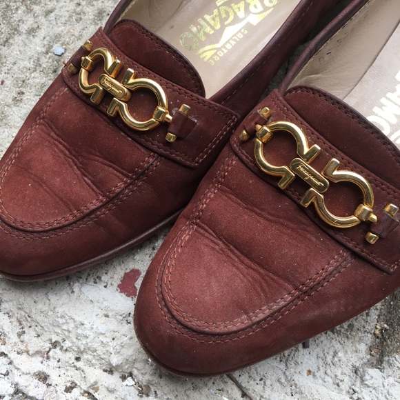 Salvatore Ferragamo Suede Leather Loafers - Picture 2 of 6
