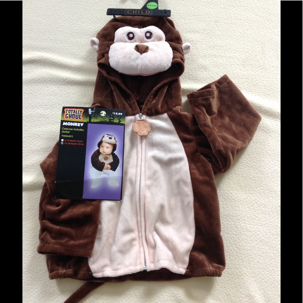 Totally Gould Toddler Monkey Halloween Costume