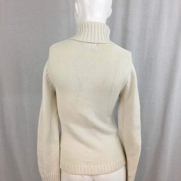 SOLD 🎒Sz Small Banana Republic Turtleneck Sweater - Picture 7 of 8