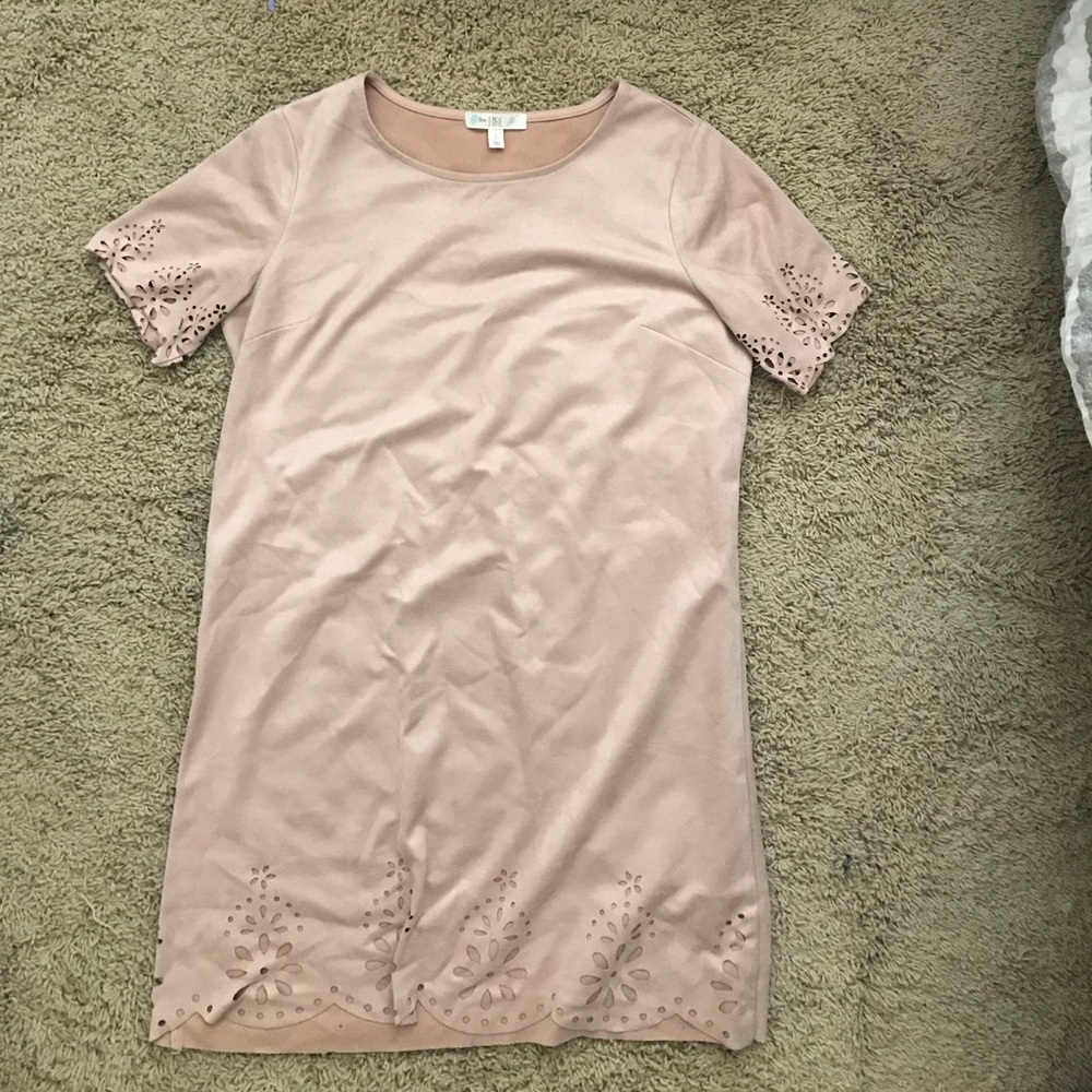 Suede dress