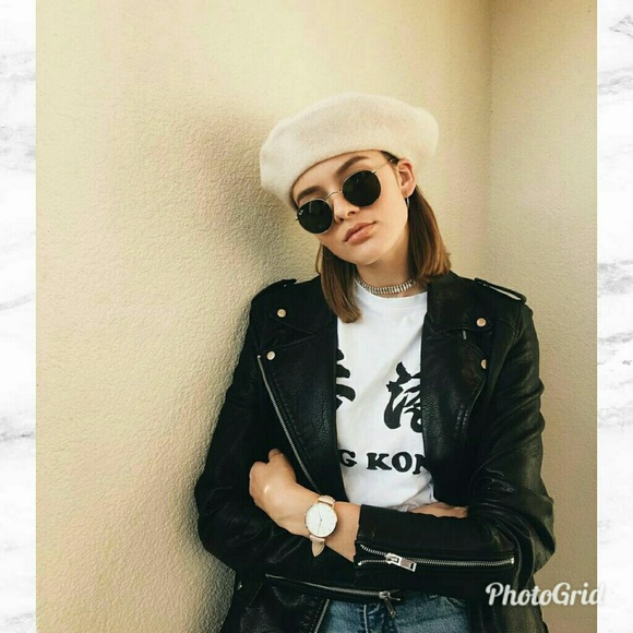 Vintage beige beret - Picture 2 of 3