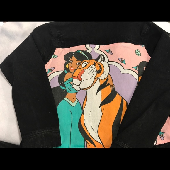 Custom black denim jacket - Picture 3 of 3