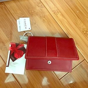 Coach keychain clutch