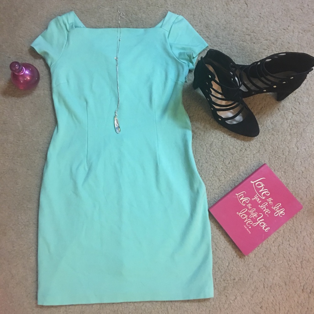 Banana Republic Teal Dress