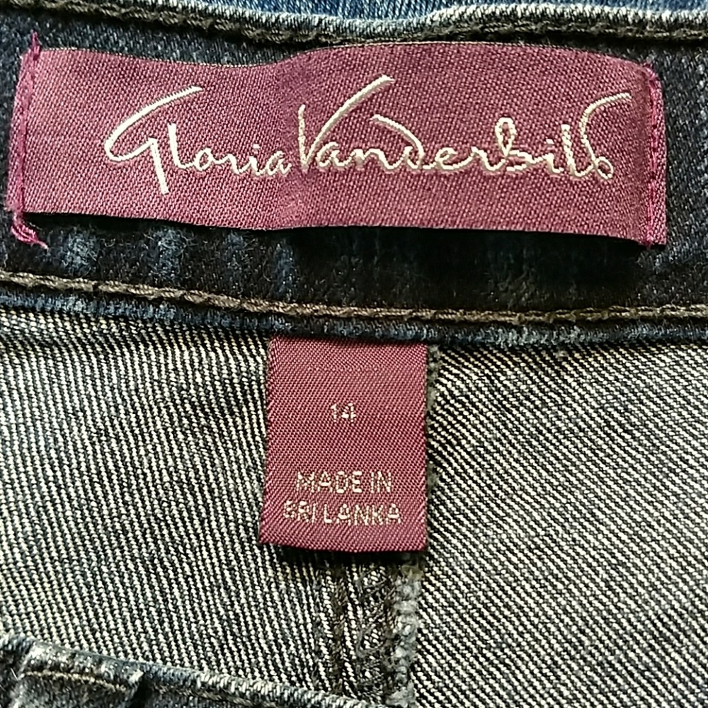 Gloria Vanderbilt  Amanda Jeans size 14 - Picture 3 of 4