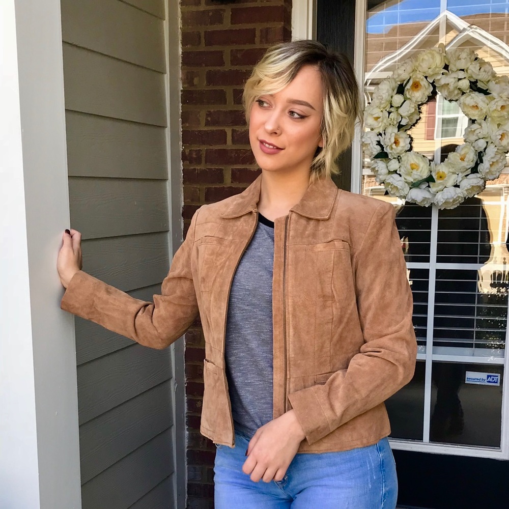 Alfani Petite Leather Jacket
