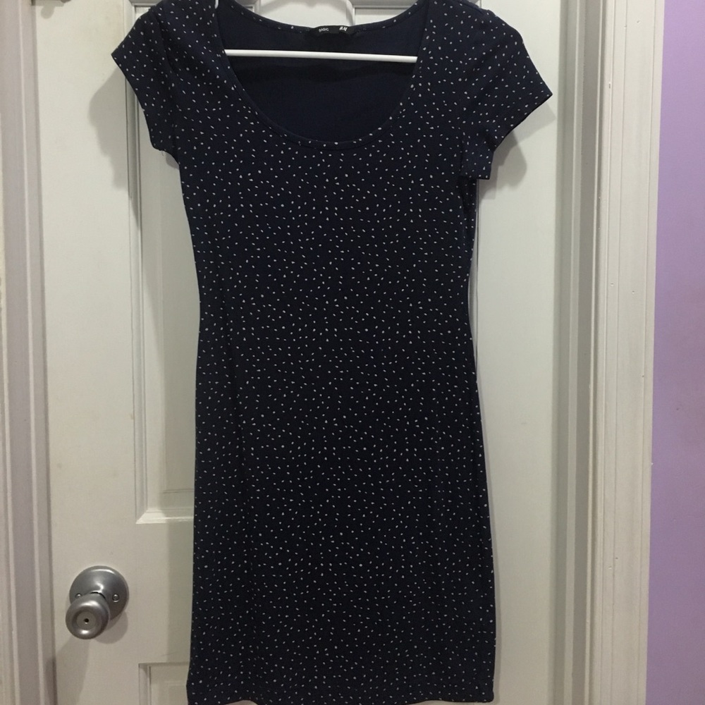 tight navy blue dress