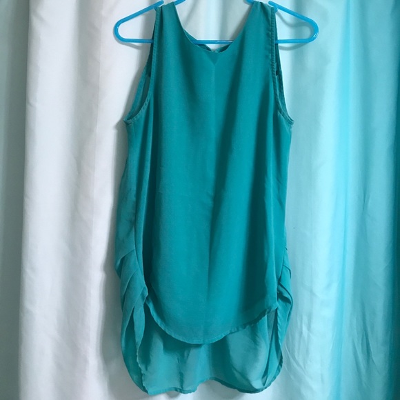 Teal tank top - Picture 1 of 2