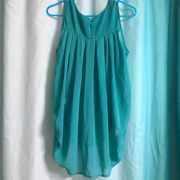 Teal tank top - Picture 2 of 2