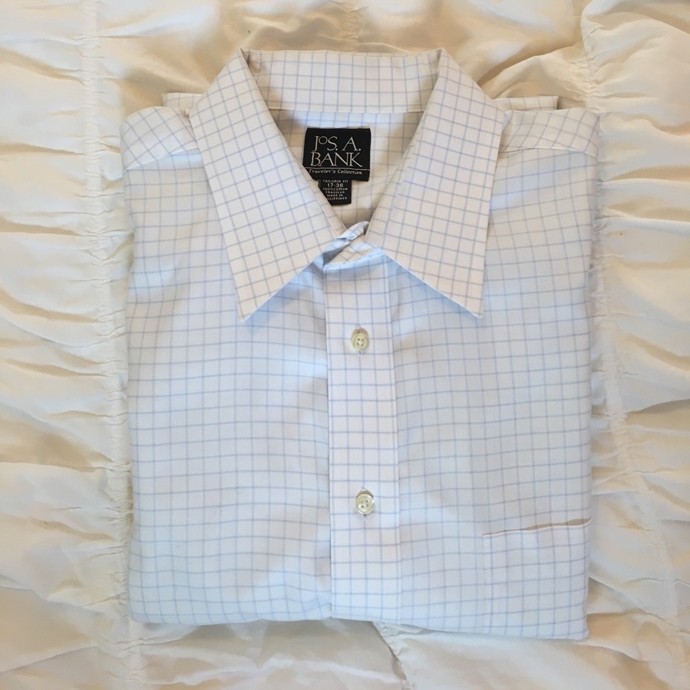 Jos A Bank mends dress shirt