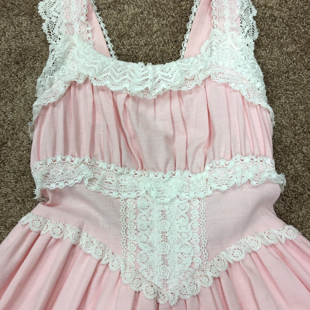Pink princess scallop Lolita Kawaii dress jsk