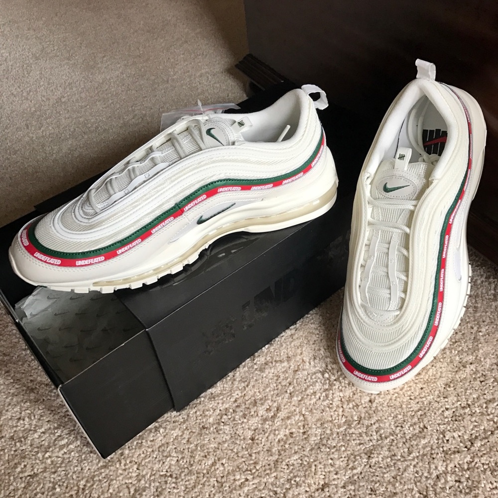 Undefeated x Nike Air Max 97s - *White* - Men's 13