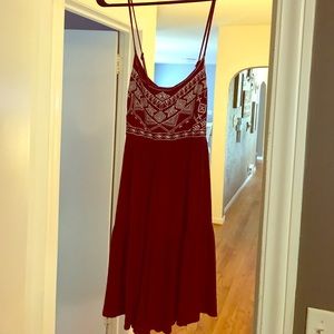 Red country dress