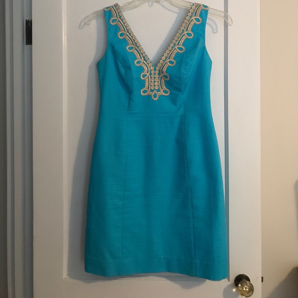 Lily Pulitzer Size 4 Shift, Warn Once - image 1