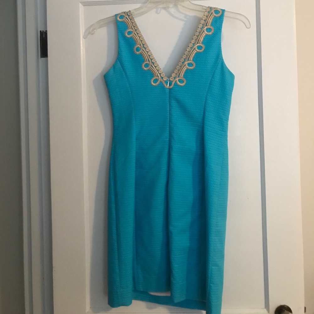 Lily Pulitzer Size 4 Shift, Warn Once - image 4