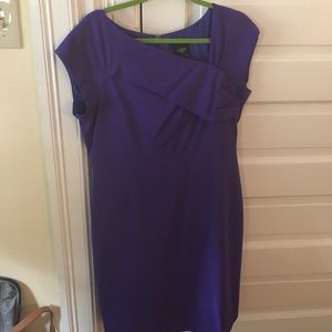 NWT j. crew purple suiting dress