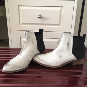 Women's distressed free people boots